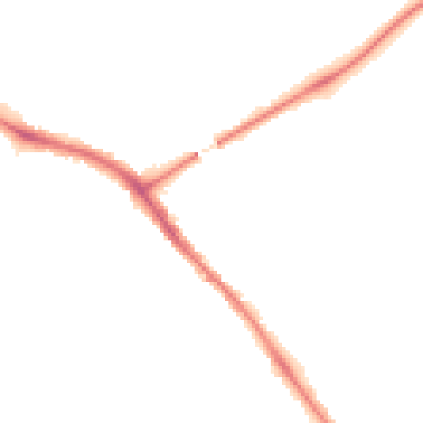 Night-time road noise heatmap for YO26 4SG