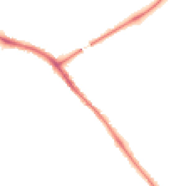 Night-time road noise heatmap for YO26 4SJ