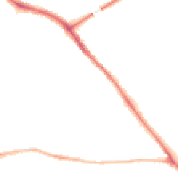 Night-time road noise heatmap for YO26 4SL