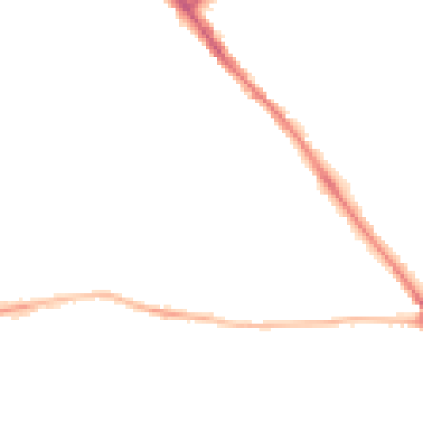Night-time road noise heatmap for YO26 4SR
