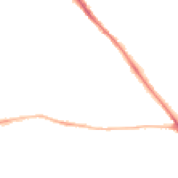 Night-time road noise heatmap for YO26 4SS