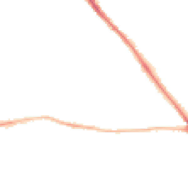 Night-time road noise heatmap for YO26 4SY