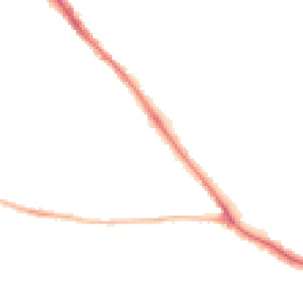 Night-time road noise heatmap for YO26 4UH