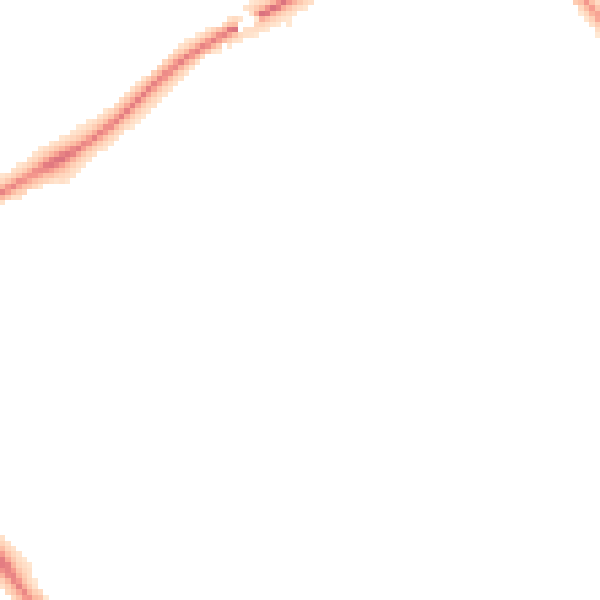 Night-time road noise heatmap for YO26 4UX