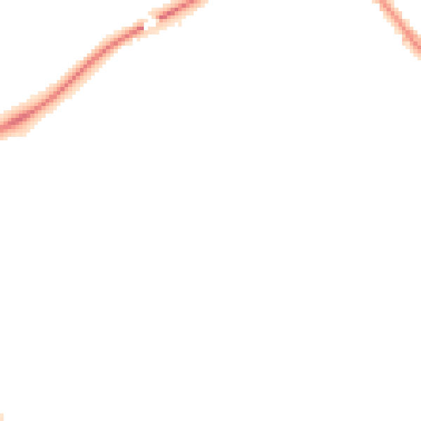 Night-time road noise heatmap for YO26 4YW