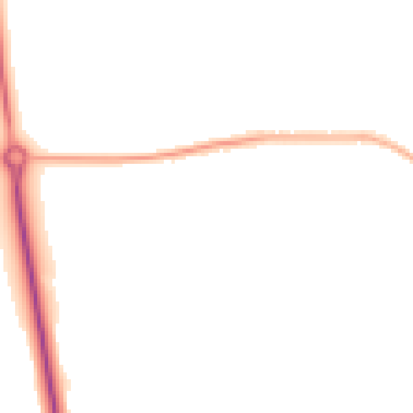 Night-time road noise heatmap for YO26 5AQ
