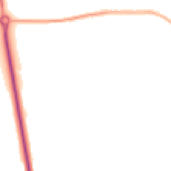Night-time road noise heatmap for YO26 5AU