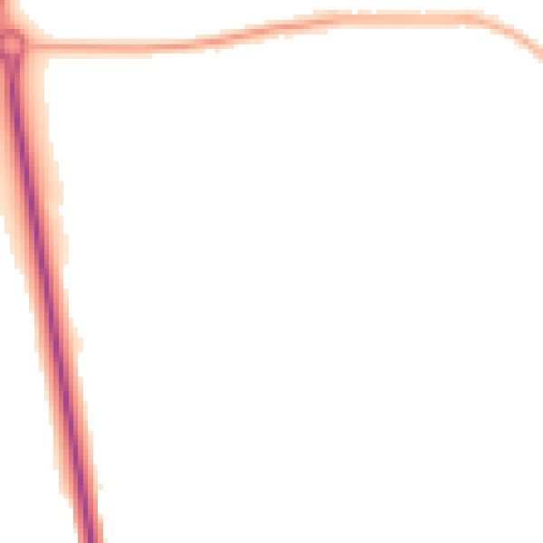 Night-time road noise heatmap for YO26 5AX