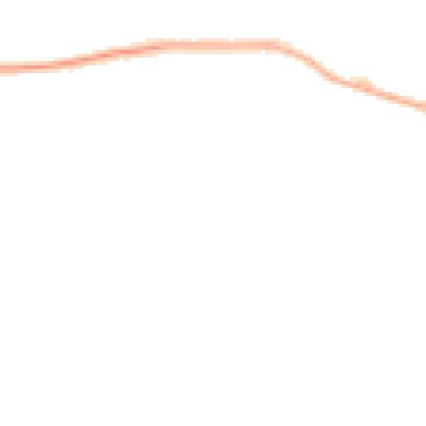 Night-time road noise heatmap for YO26 5DH