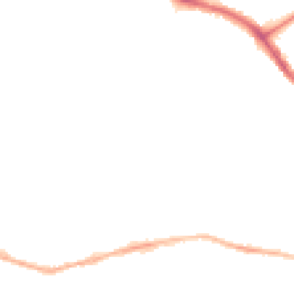 Night-time road noise heatmap for YO26 5HS