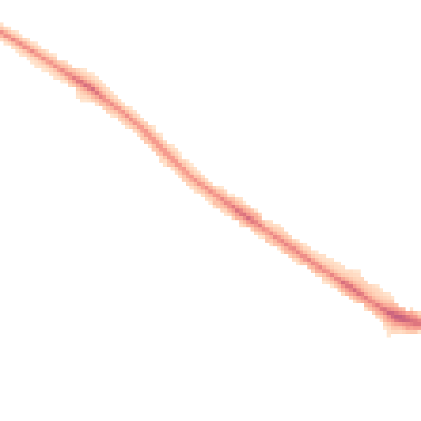 Night-time road noise heatmap for YO26 5LZ