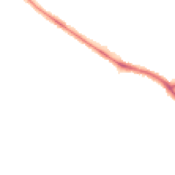 Night-time road noise heatmap for YO26 5NY
