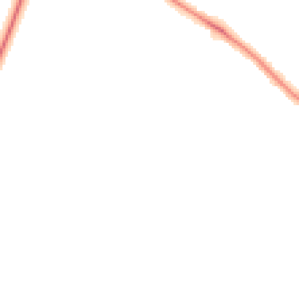 Night-time road noise heatmap for YO26 5RD