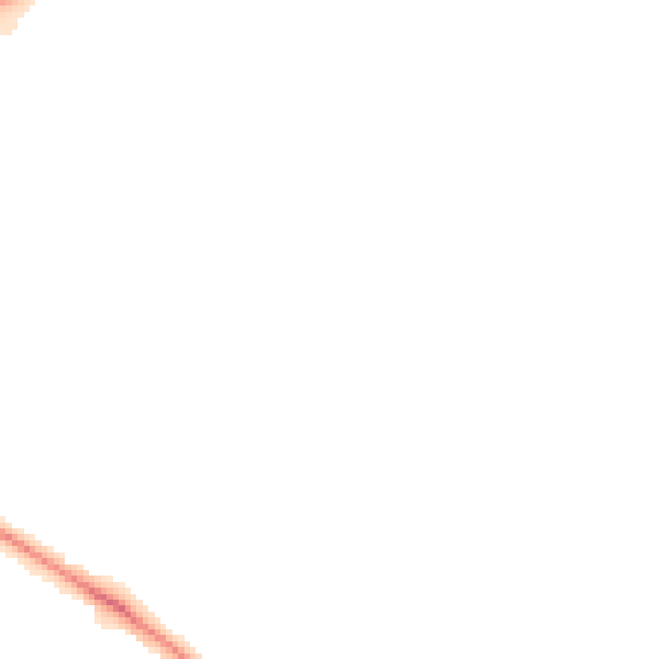 Night-time road noise heatmap for YO26 6BJ