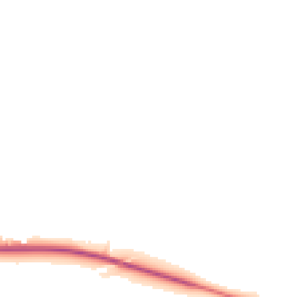 Night-time road noise heatmap for YO26 6PT
