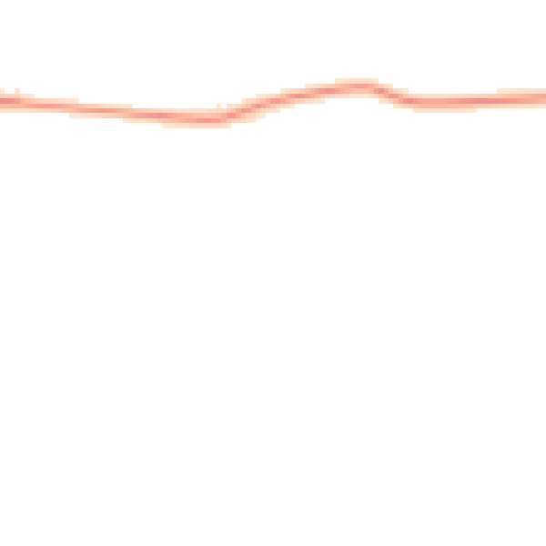 Night-time road noise heatmap for YO26 7LG