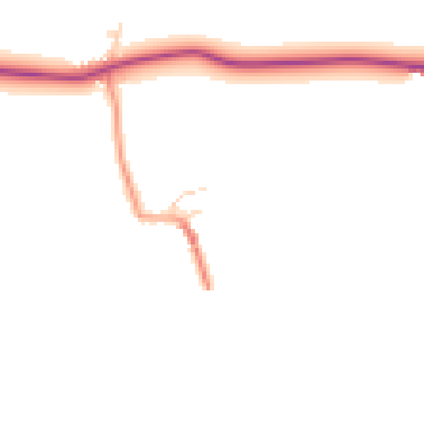 Daytime road noise heatmap for YO26 7LH