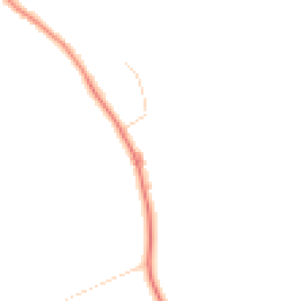 Daytime road noise heatmap for YO26 7LZ