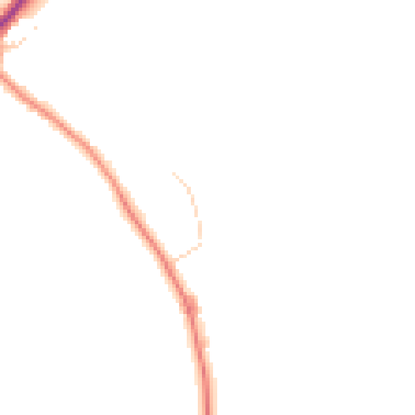 Daytime road noise heatmap for YO26 7ND