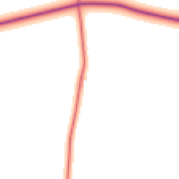 Daytime road noise heatmap for YO26 7NT