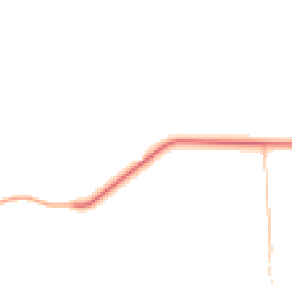 Daytime road noise heatmap for YO26 7QQ