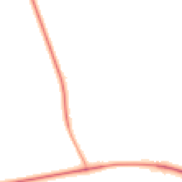 Night-time road noise heatmap for YO26 8AE