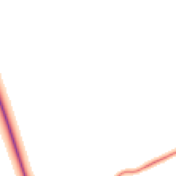 Daytime road noise heatmap for YO26 8AZ