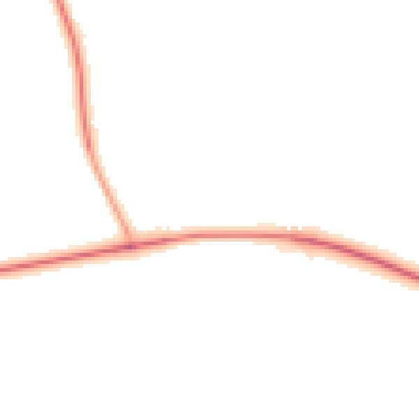 Night-time road noise heatmap for YO26 8BE