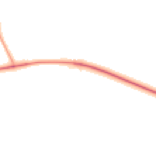 Night-time road noise heatmap for YO26 8BS
