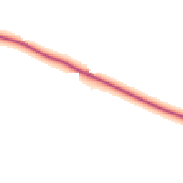 Night-time road noise heatmap for YO26 8EZ