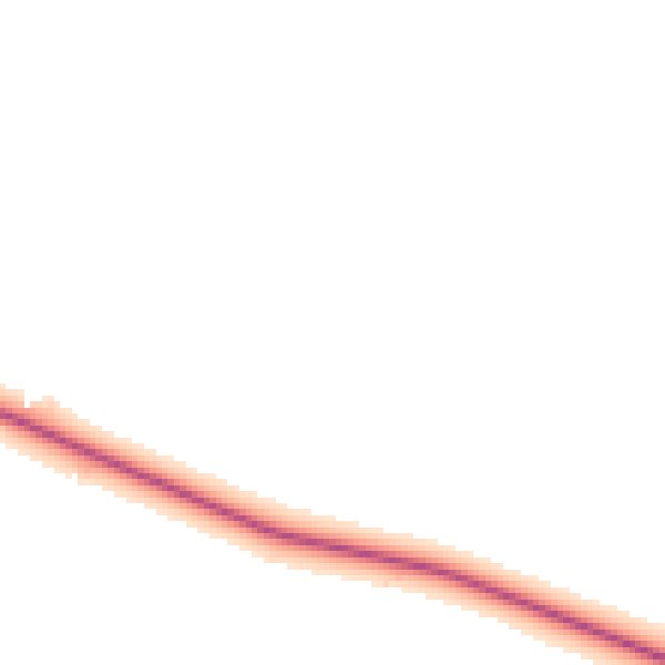 Night-time road noise heatmap for YO26 8HZ