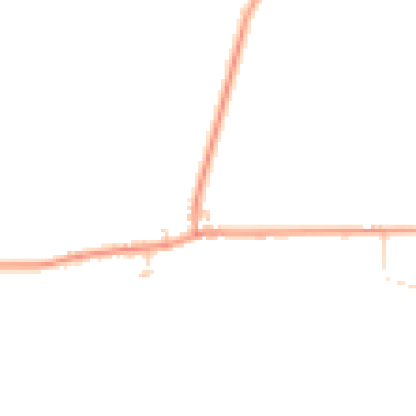Daytime road noise heatmap for YO26 8LD