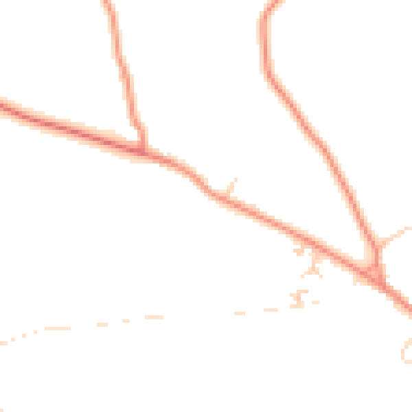 Daytime road noise heatmap for YO26 9AD