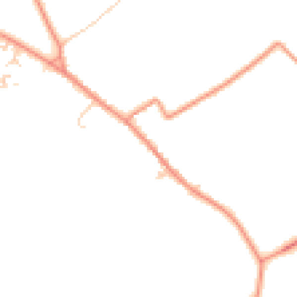 Daytime road noise heatmap for YO26 9RG