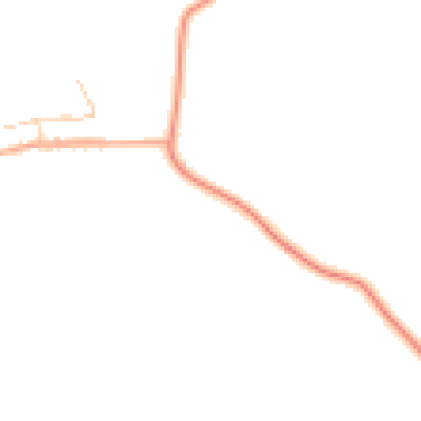 Daytime road noise heatmap for YO26 9SP