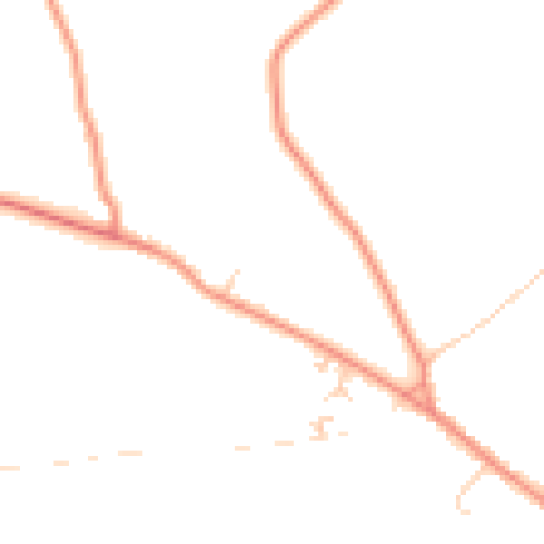Daytime road noise heatmap for YO26 9SW