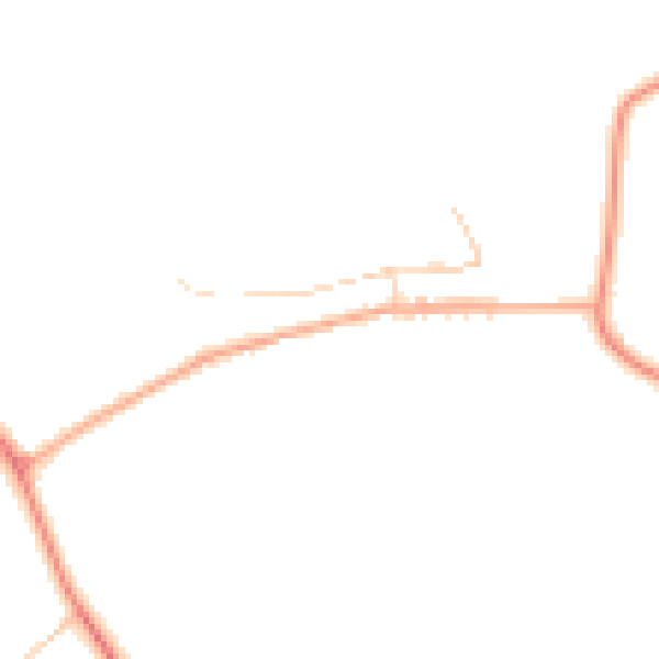 Daytime road noise heatmap for YO26 9TD