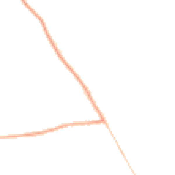 Night-time road noise heatmap for YO61 1DE