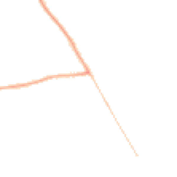 Night-time road noise heatmap for YO61 1DH