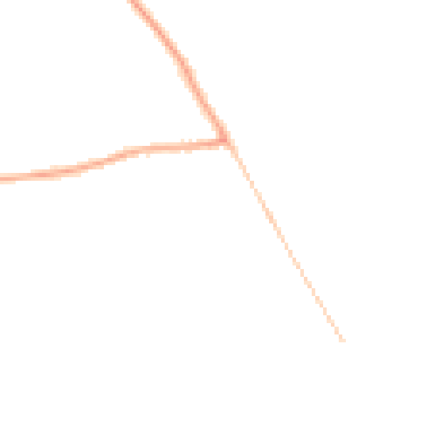Night-time road noise heatmap for YO61 1DJ