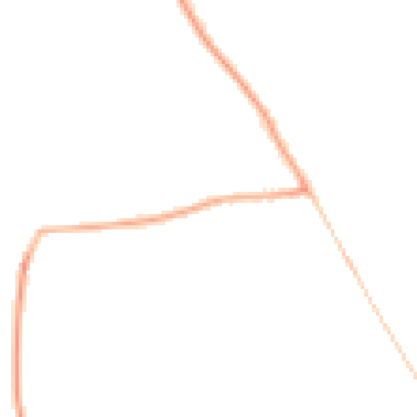 Night-time road noise heatmap for YO61 1DP