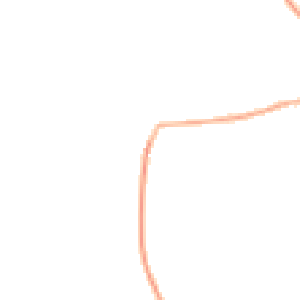Night-time road noise heatmap for YO61 1EA