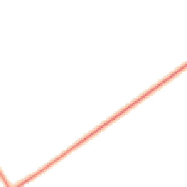 Daytime road noise heatmap for YO61 1ED