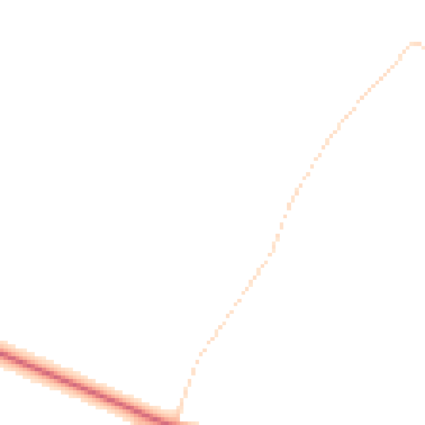 Daytime road noise heatmap for YO61 1EF