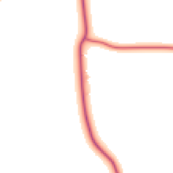 Daytime road noise heatmap for YO61 1EH