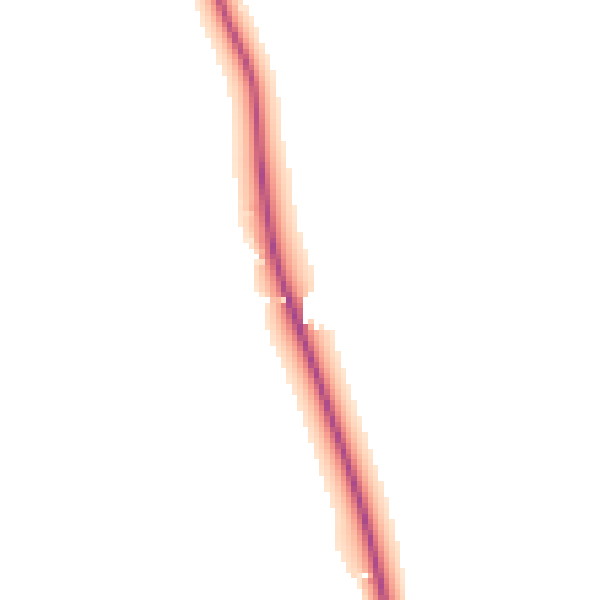 Daytime road noise heatmap for YO61 1EP