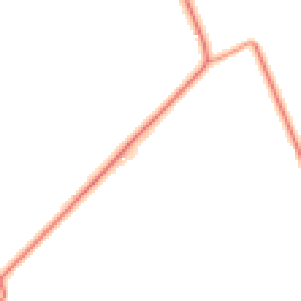 Daytime road noise heatmap for YO61 1ET