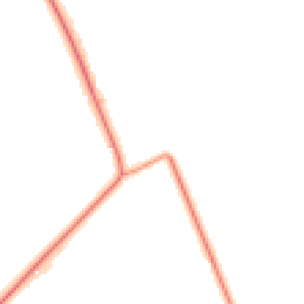 Daytime road noise heatmap for YO61 1EX