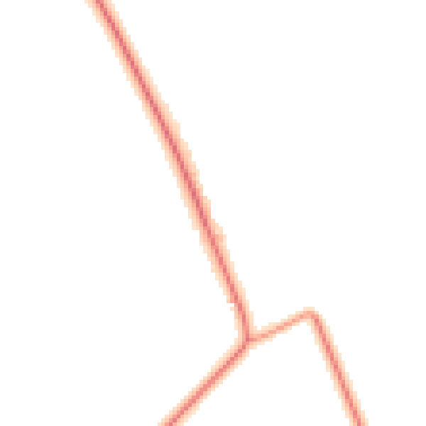 Daytime road noise heatmap for YO61 1EY