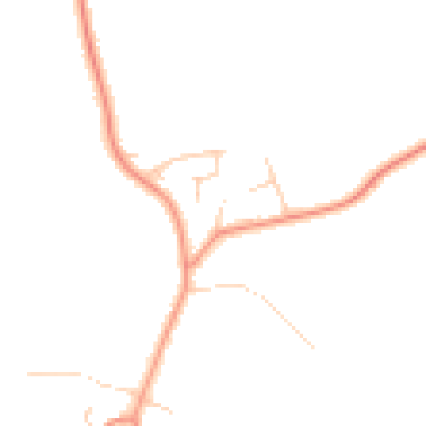 Daytime road noise heatmap for YO61 1HP